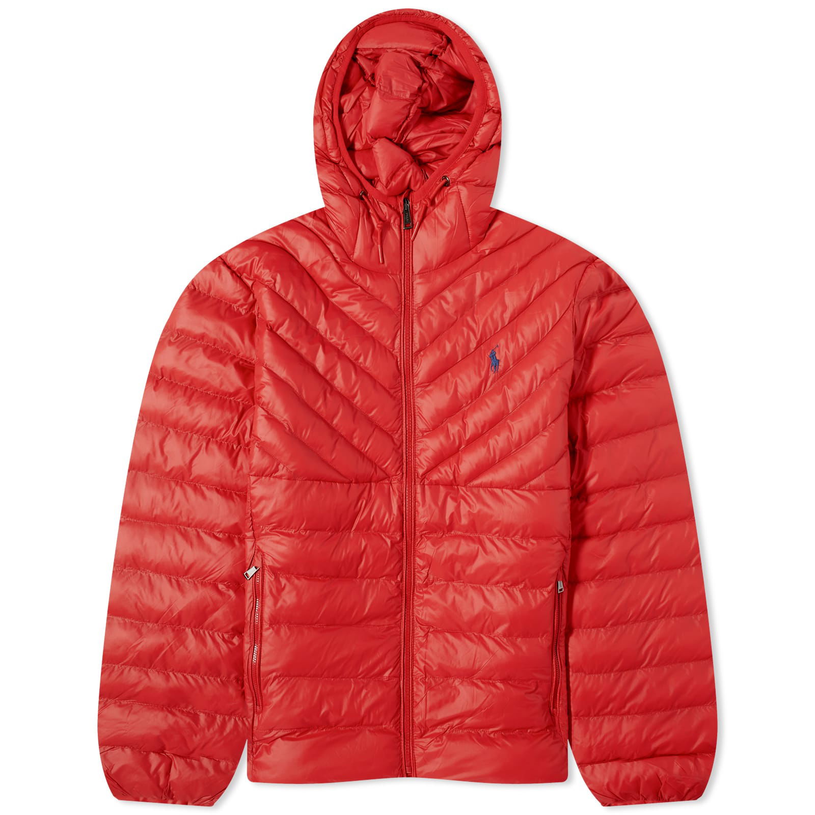 Polo Ralph Lauren Terra Chevron Insulated Hooded Rl2000 Red