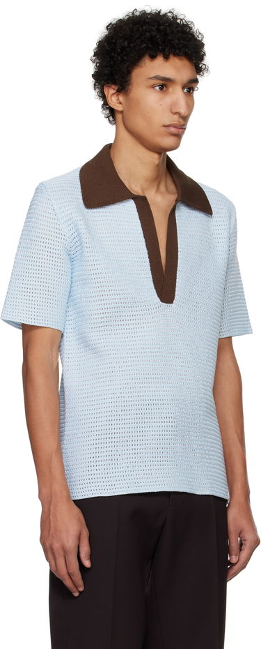 Sveter Jil Sander Jil Sander Knitted Polo Modrá | J22GL0113_J15434, 1