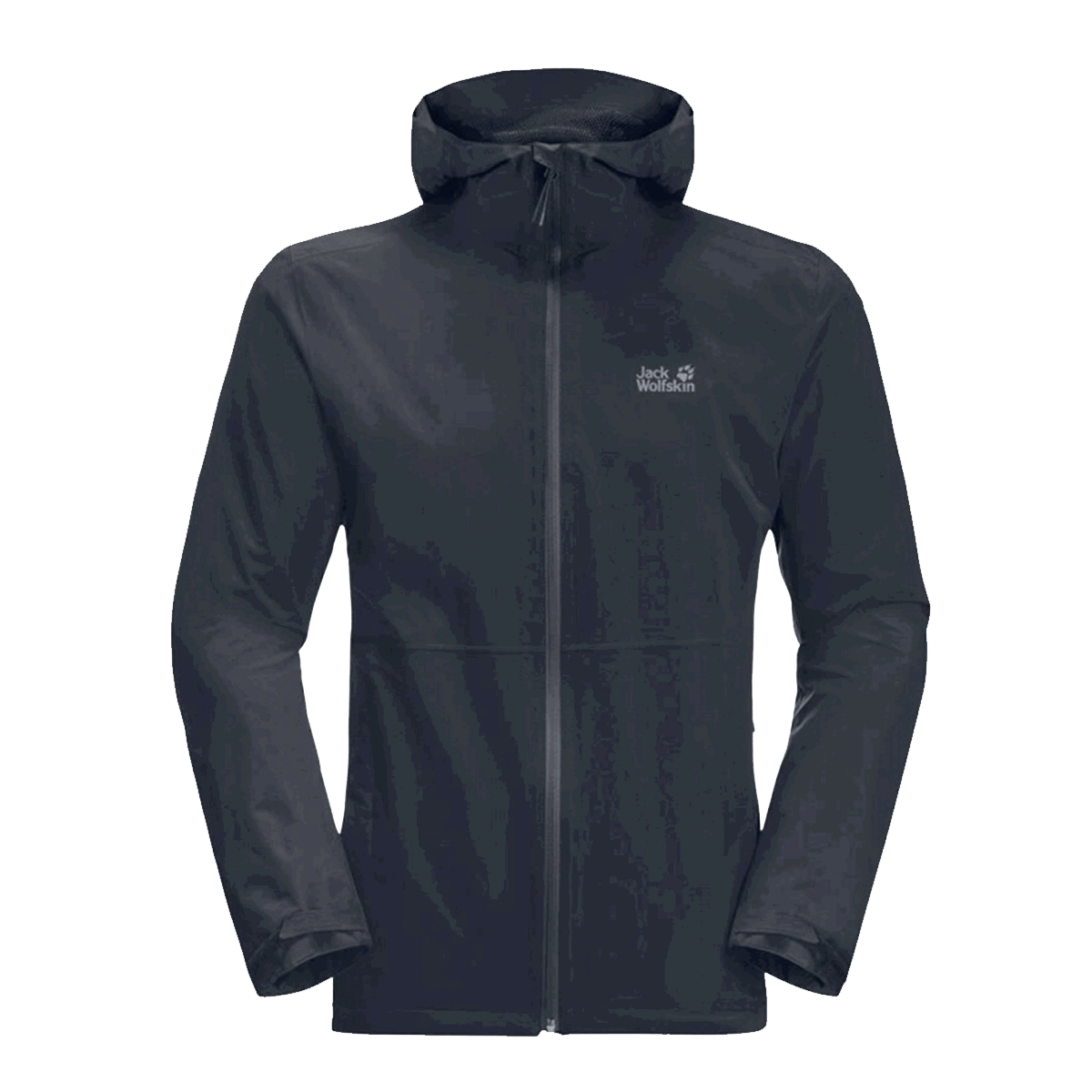Vetrovka Jack Wolfskin PACK & GO Hooded Shell Jacket Čierna | 1111503-1010, 0