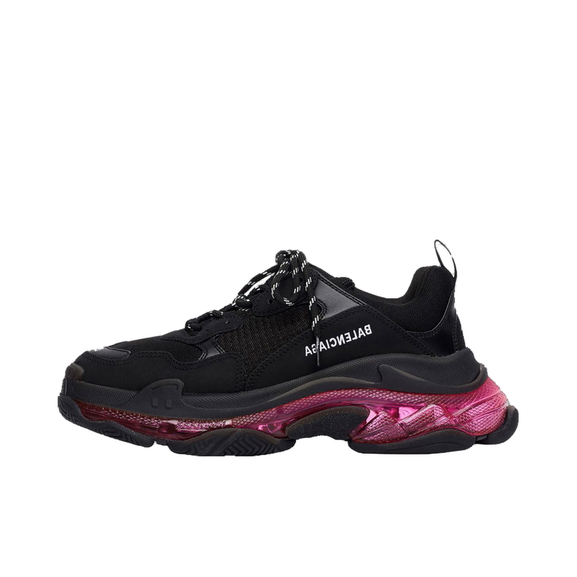 Tenisky a topánky Balenciaga Triple S Clear Sole Neon Pink Čierna | 541624W2FR11053