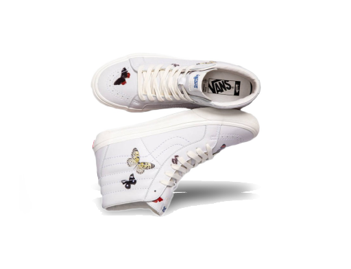 Skateboarding Vans Sk8-Hi Reissue VLT LX Damien Hirst Butterfly Biela | VN0A3MV7TG2