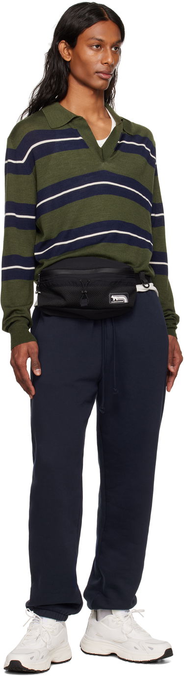 Ľadvinka MAISON KITSUNÉ Waist Bag Modrá | NM05171WQ4034, 3
