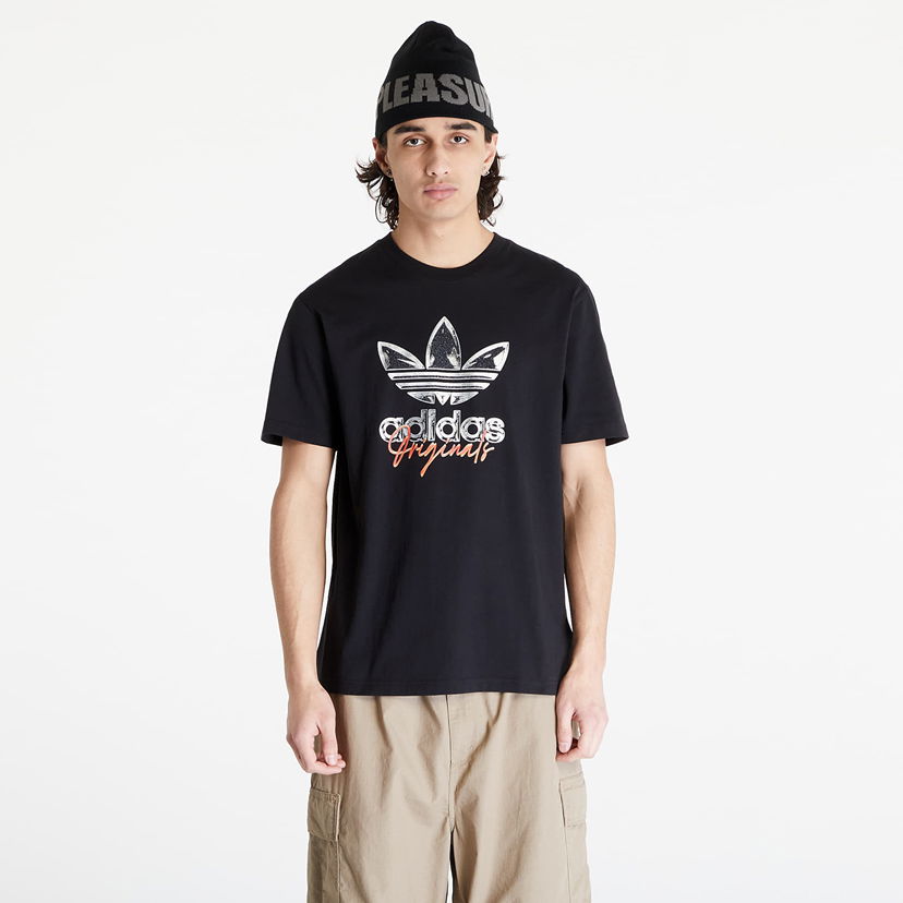 Tričko adidas Originals Training Supply 3-Stripes Short Sleeve Tee Čierna | IS0227
