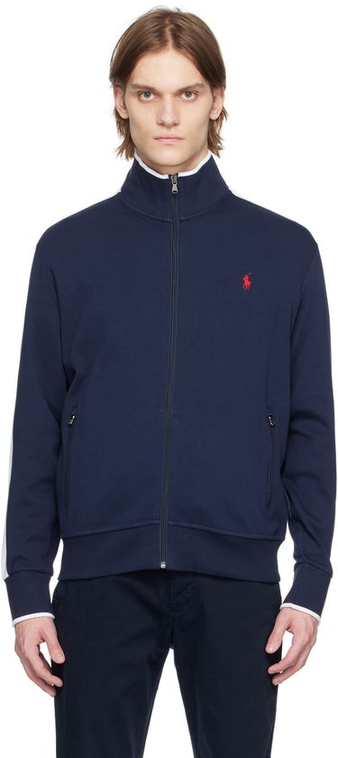 Mikina Polo by Ralph Lauren Polo Ralph Lauren Embroidered Track Jacket Navy | 710743326004, 0