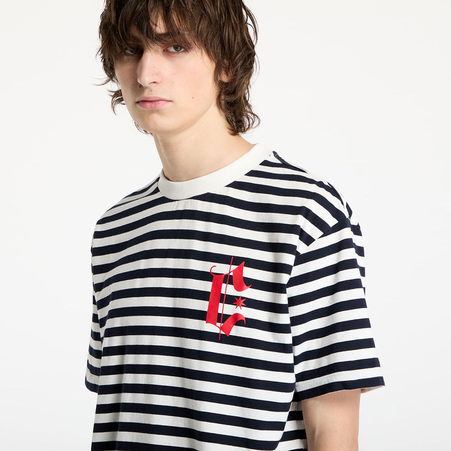 Tričko Marcelo Burlon Marcelo Burlon County Goth Stripe Boxy T-Shirt Rôznofarebný | CMAA05AS25JER0040146, 1