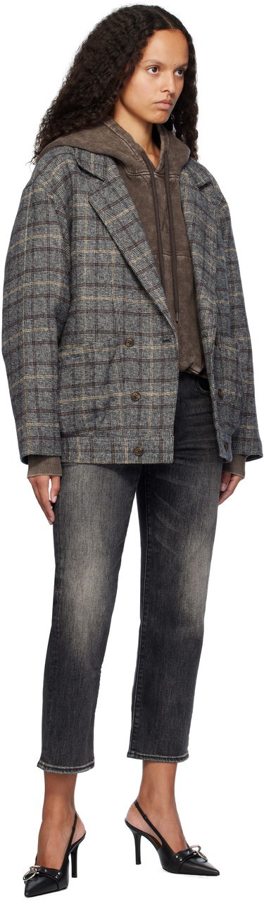 Bunda R13 R13 Double-Breasted Plaid Jacket Rôznofarebný | R13WR338 R432A, 3