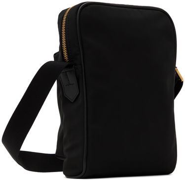 Taška cez rameno Tom Ford Nylon Zip Crossbody Messenger Bag Čierna | H0461-TNY017G, 2