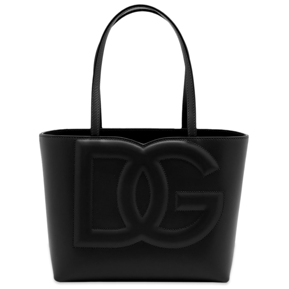 Logo Leather Tote Bag