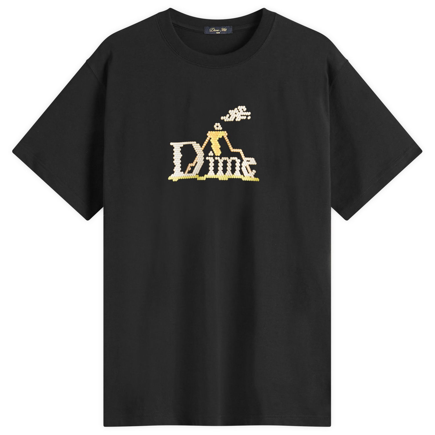 Tričko Dime Classic Lightbright T-Shirt, Size Large Čierna | DIME2SP2548BLK, 0