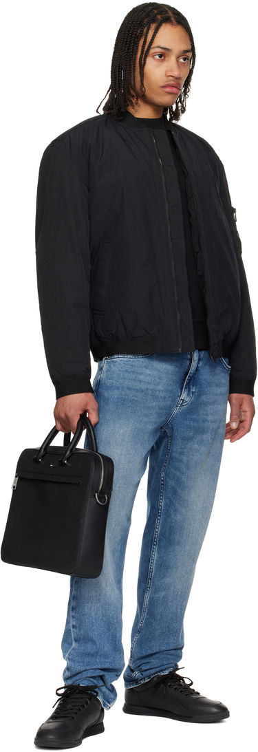 Kabelka BOSS BOSS Embossed Briefcase Čierna | 50541517, 3