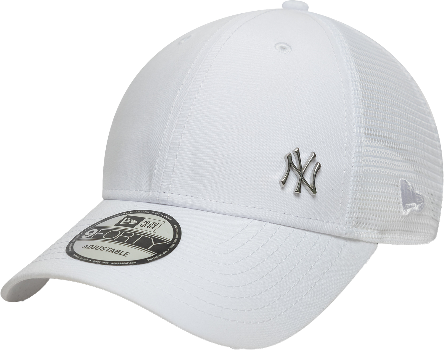 Šiltovka New Era MLB New York Yankees Flawless 9Forty Trucker Biela | 60667651-60667651, 0