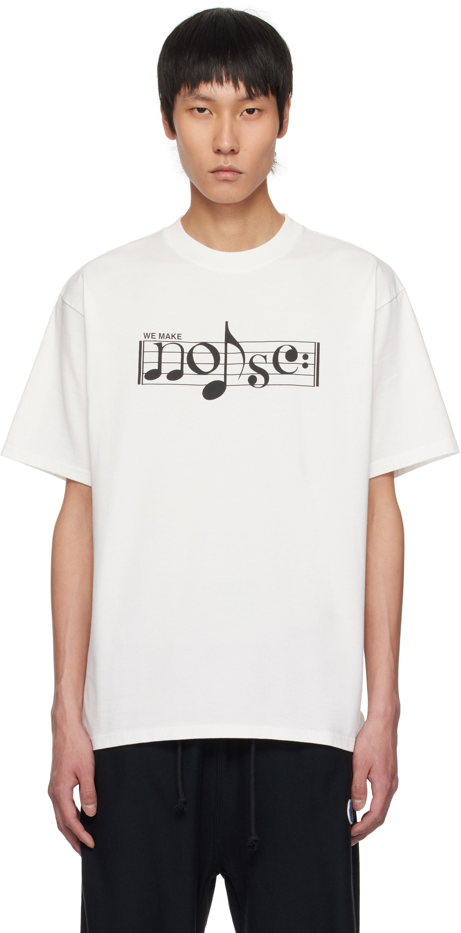 Tričko UNDERCOVER UNDERCOVER "We Make Noise" Graphic T-Shirt Biela | UP1E4809, 0