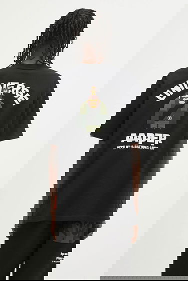 Tričko AAPE by A Bathing Ape AAPE By A Bathing Ape Basic Aaper Graphic T-Shirt Čierna | AAPTEM1675XXO, 2
