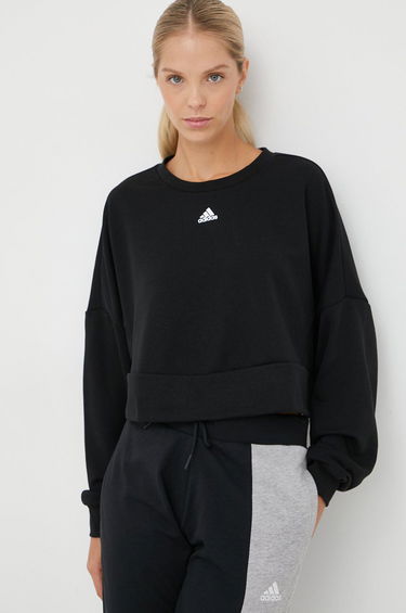 Mikina adidas Originals Aeroready Studio Loose Sweatshirt Čierna | HD8938, 0