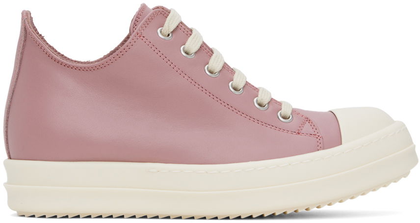 Tenisky a topánky Rick Owens Washed Calf "Pink" Ružová | RU01D3891 LCO, 0
