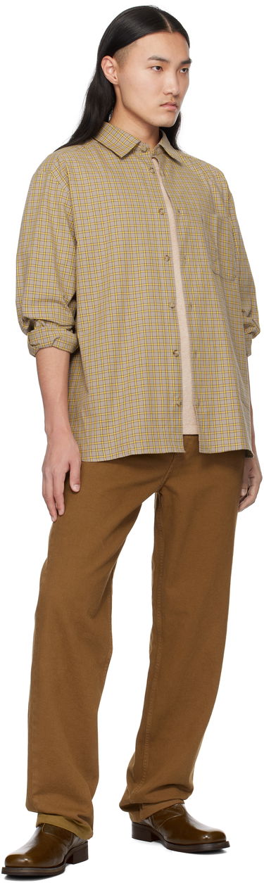 Košeľa A.P.C. Plaid Relaxed Shirt Béžová | COHFD-H12532, 3