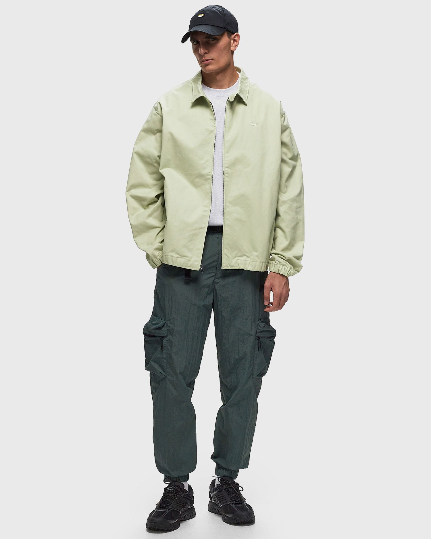 Bomber bunda Nike Life Woven Harrington Jacket Zelené | FN3230-371, 1