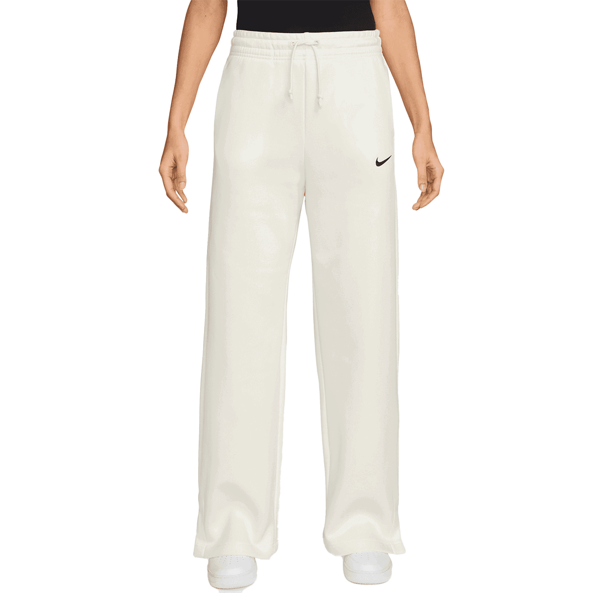 Tepláky Nike Phoenix Fleece High-Rise Wide Leg Pants Biela | IH1011-133, 0