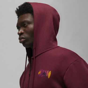 Mikina Jordan Flight MVP Full-Zip Hoodie Vínová | DQ7564-680, 4