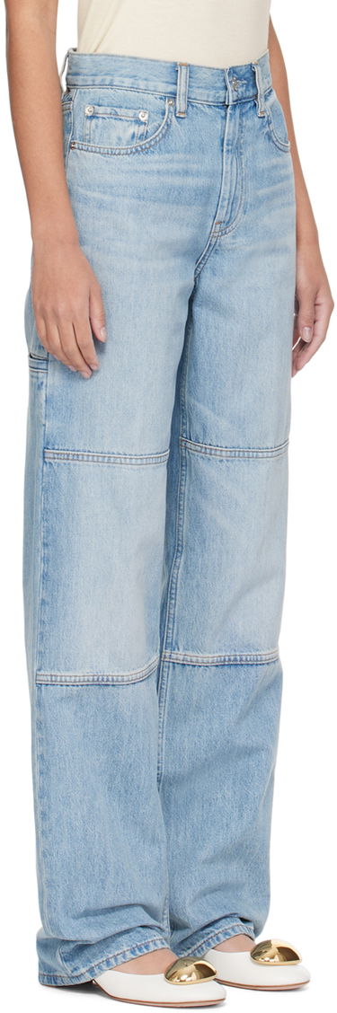 Džínsy Helmut Lang Helmut Lang Carpenter Wide Leg Jeans Modrá | O01DW207, 1
