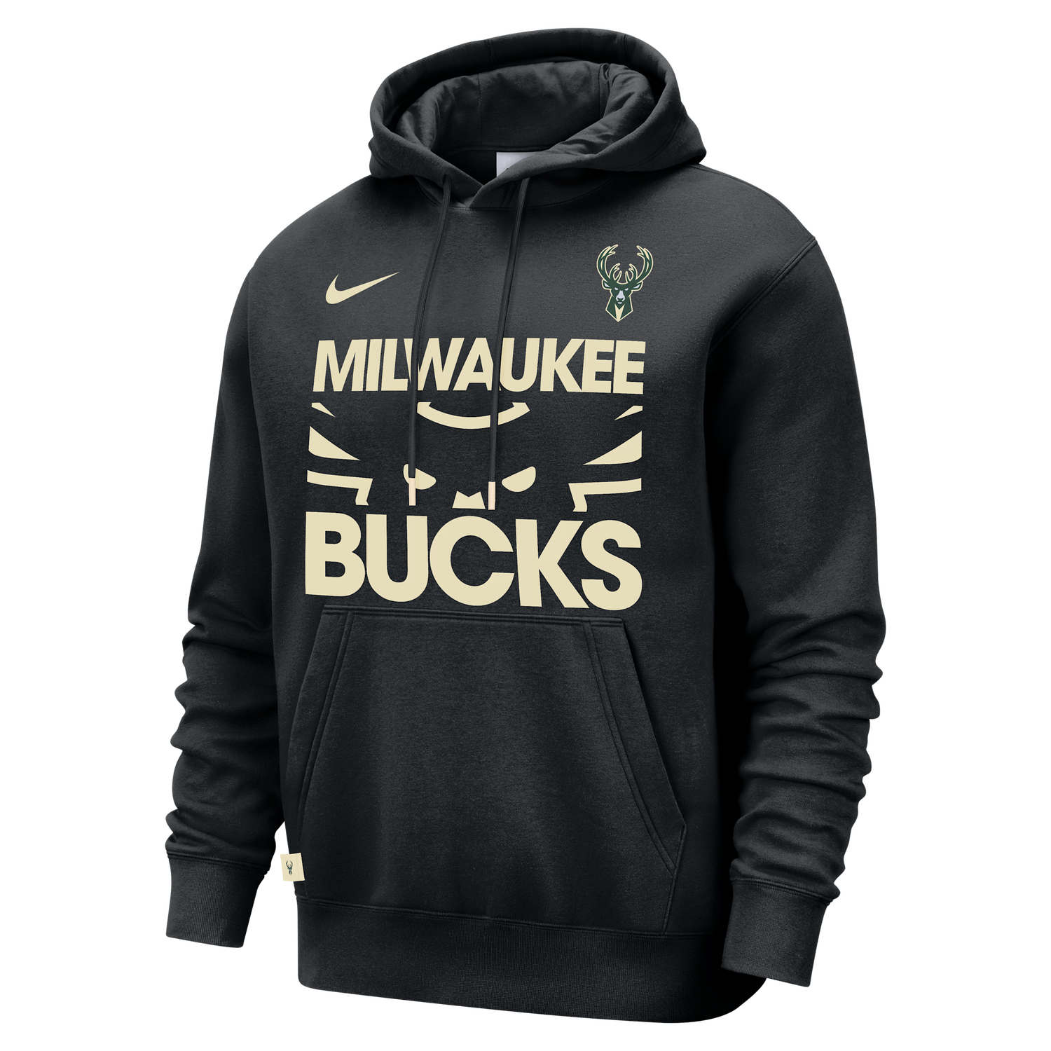 Mikina Nike Nike NBA Milwaukee Bucks Club Courtside Hoodie Čierna | FZ7696-010, 0