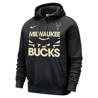Mikina Nike Nike NBA Milwaukee Bucks Club Courtside Hoodie Čierna | FZ7696-010, 0