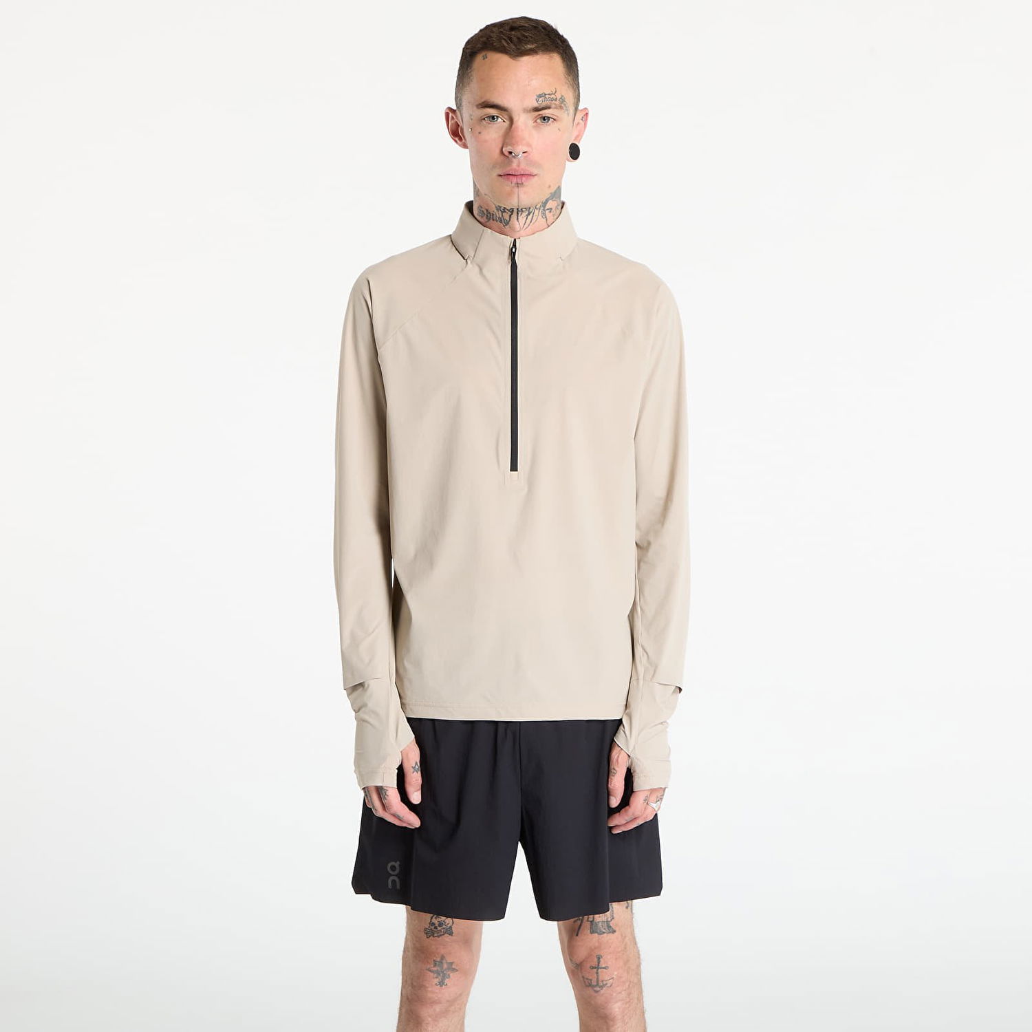 Vetrovka On Running Trail Breaker Half-Zip Running Top Béžová | 1ME30150603, 0