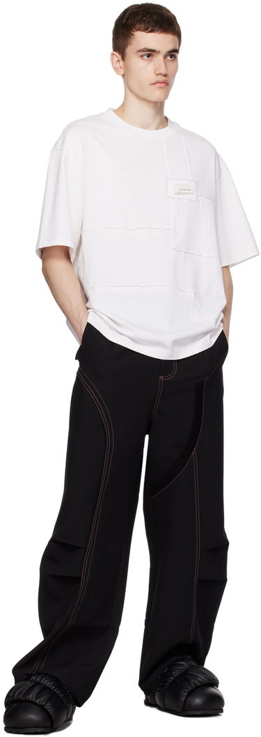 Tričko Feng Chen Wang Feng Chen Wang Paneled T-Shirt Biela | FMF16TS03, 3