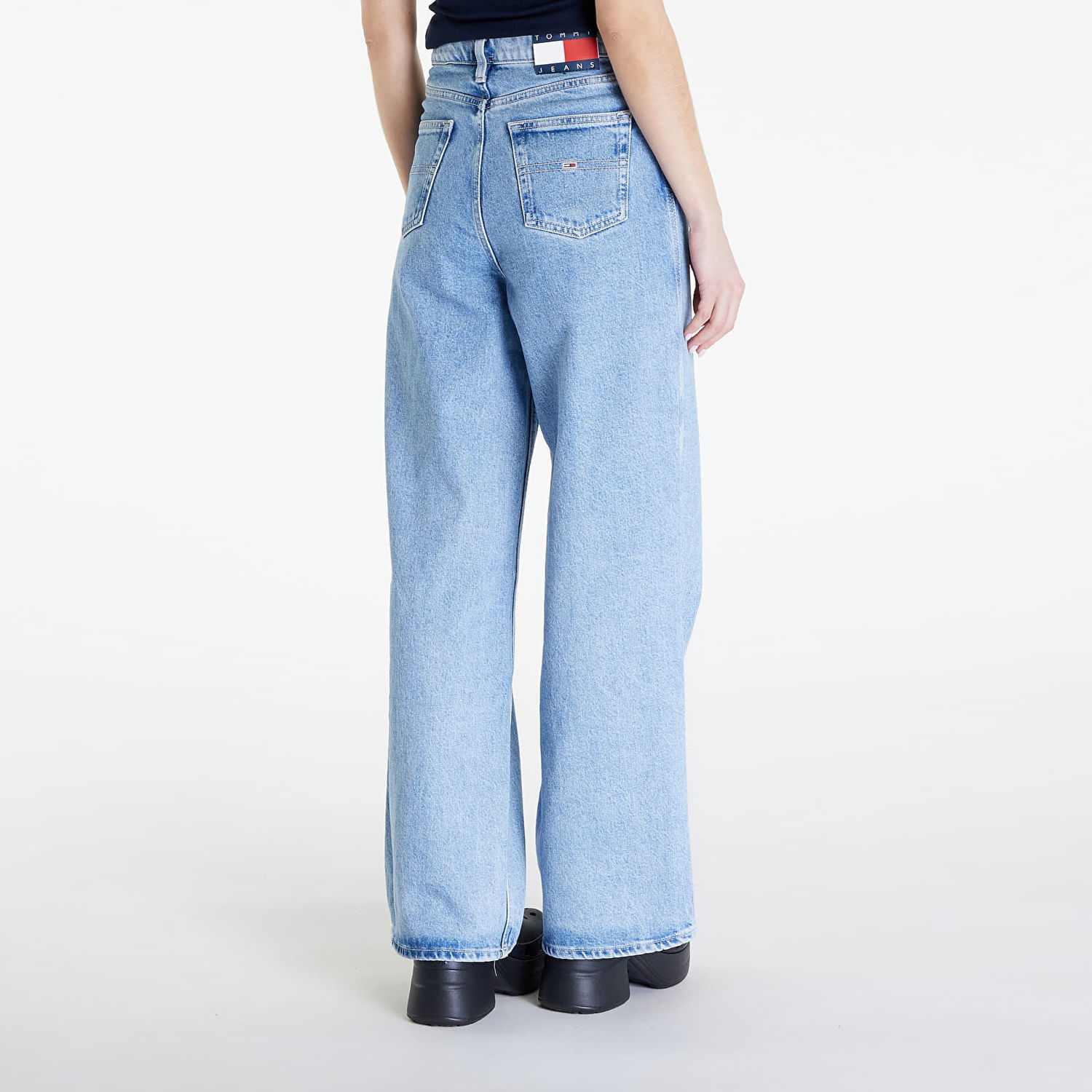 Džínsy Tommy Hilfiger Claire High Wide Jeans Denim Modrá | DW0DW17585 1AB, 1