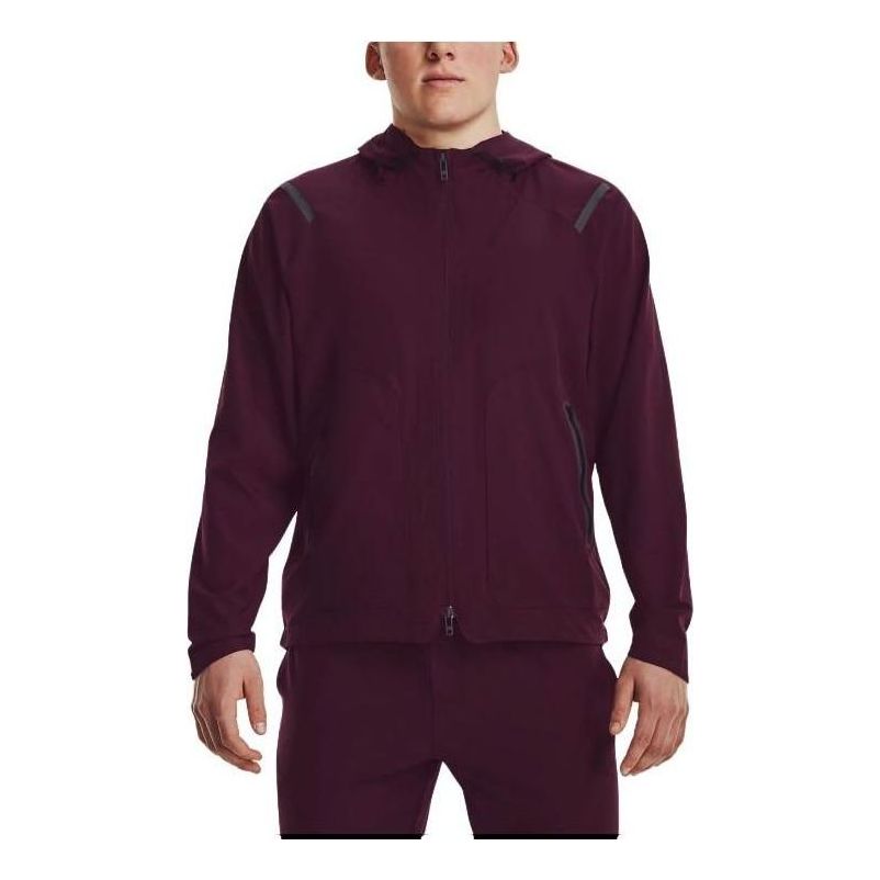 Mikina Under Armour Unstoppable Woven Warm-Up Jacket Fialová | 1370494-572, 0