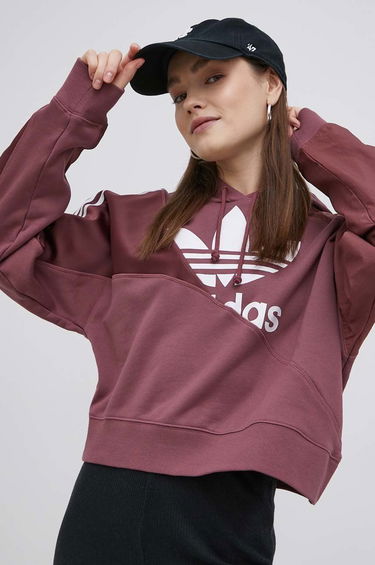 Mikina adidas Originals Hoodie Fialová | HC7035, 1