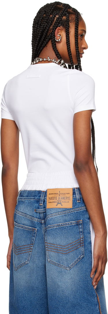 Tielko Jean Paul Gaultier Gaultier Women's Graphic Print T-Shirt Biela | 24/25-F-TS071I-J056-0100, 2