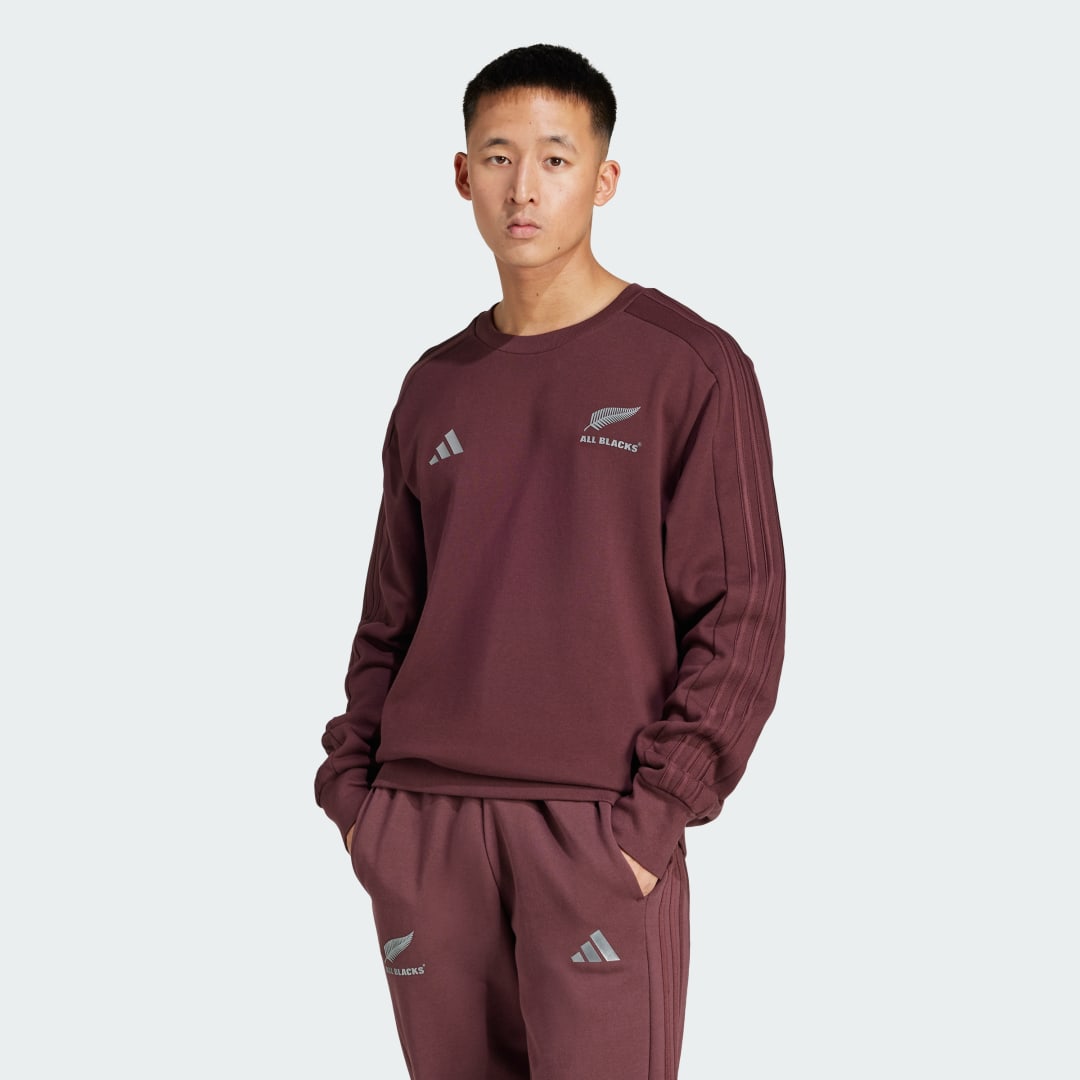 Mikina adidas Performance All Blacks Crewneck Sweatshirt Fialová | JD4079, 0