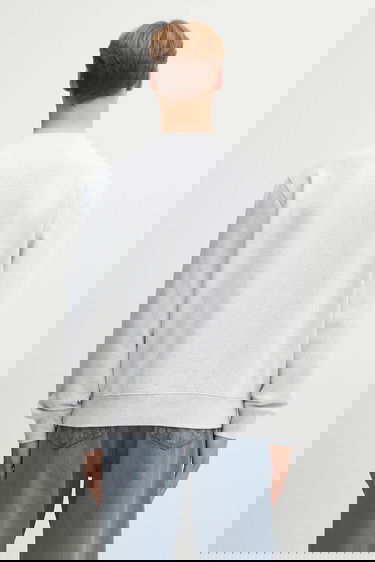 Mikina Carhartt WIP Alumni Cotton Crewneck Sweatshirt Šedá | I035190.482XX, 2