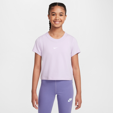 Crop Top Nike Nike Sportswear Cropped T-Shirt Fialová | HF7010-537, 0