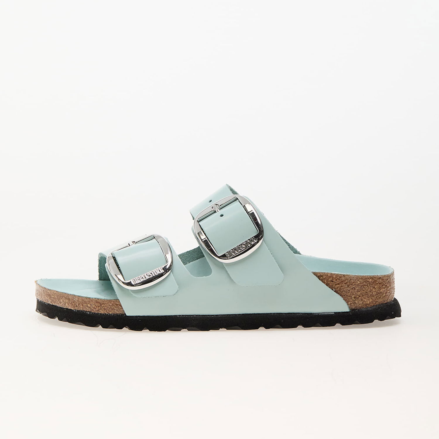 Tenisky a topánky Birkenstock Arizona Big Buckle Natural Leather Patent W Tyrkysová | 1026495, 0