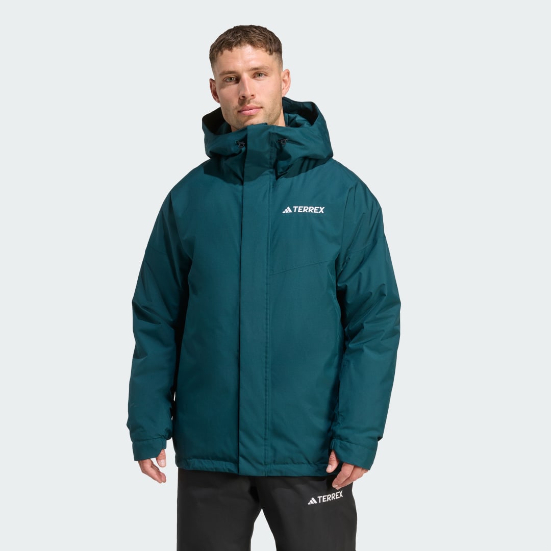 Bunda adidas Performance Terrex Multi 2L Rain.Rdy Insulated Jacket Tyrkysová | JN3106, 0
