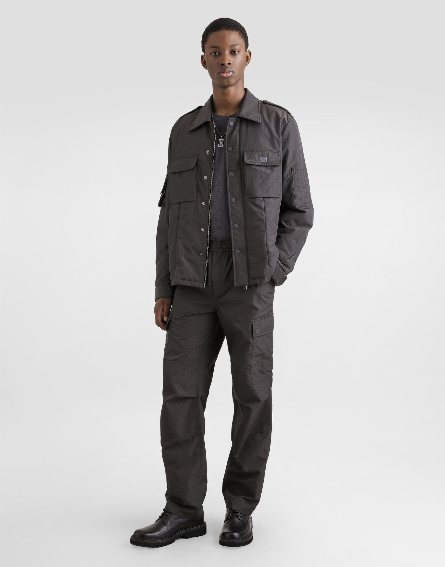 Cargo nohavice Dolce & Gabbana Dolce & Gabbana Technical Fabric Cargo Pants Čierna | GP0O9TFUS28N0636, 1