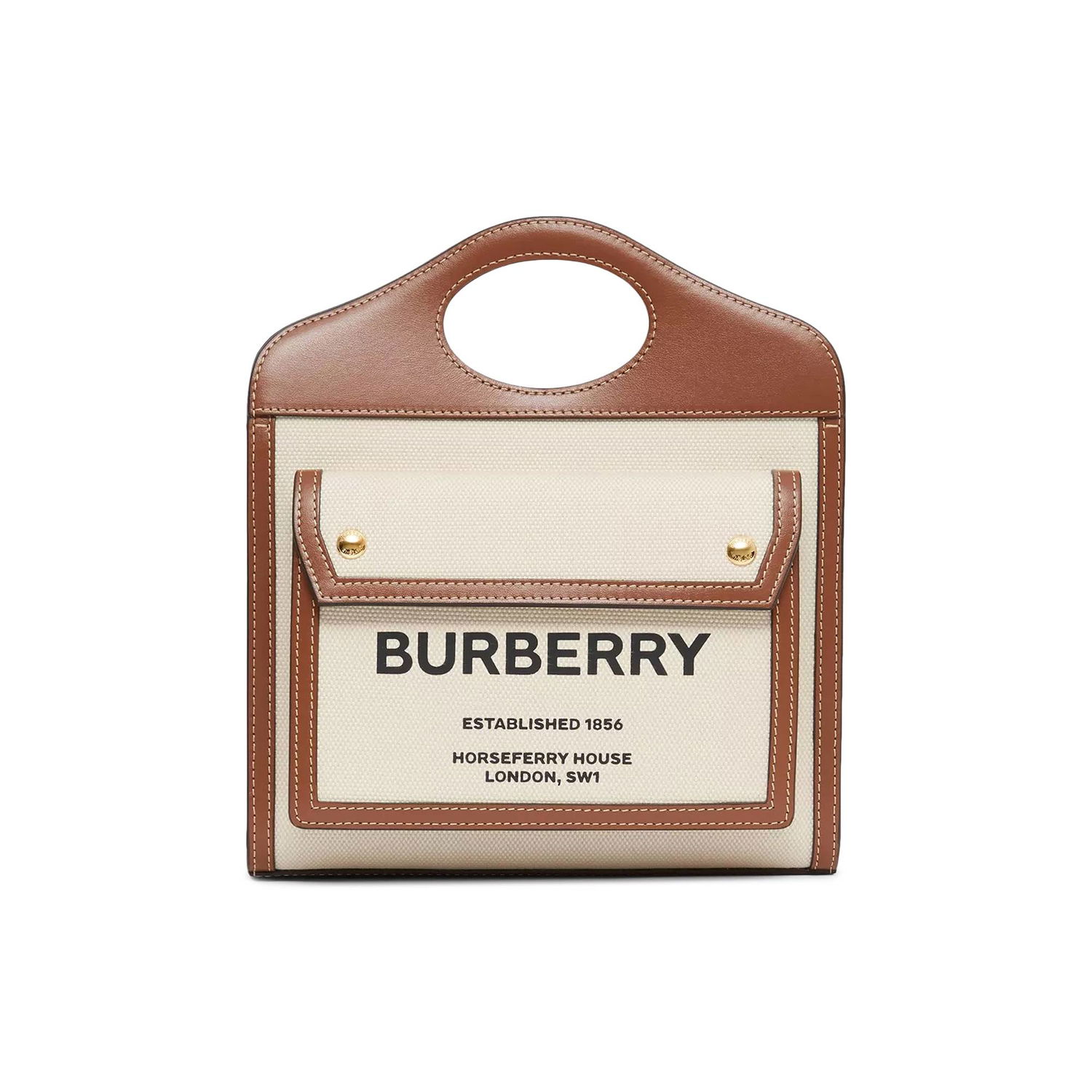 Kabelka Burberry Mini Pocket Bag Hnedá | 8039361, 1