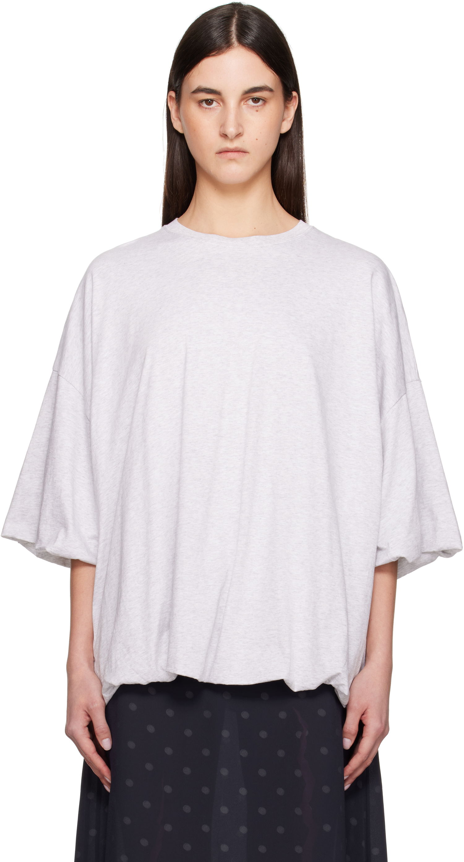 Tričko Acne Studios Acne Studios Relaxed Fit T-Shirt Šedá | AL0443-, 0