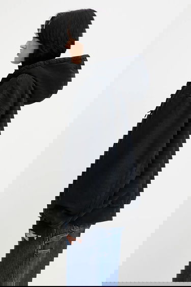 Bomber bunda Carhartt WIP Oversize Full-Zip Sherpa-Lined Hooded OG Active Jacket Čierna | I032240.01LF, 1