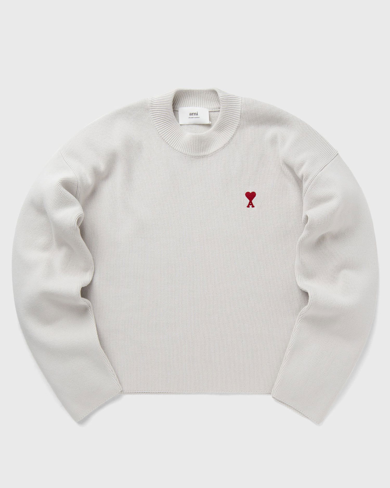 Sveter AMI Paris Crewneck Béžová | UKS046.KN0042-193, 0