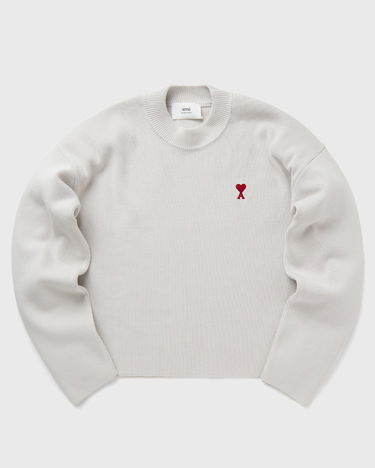 Sveter AMI Paris Crewneck Béžová | UKS046.KN0042-193, 0