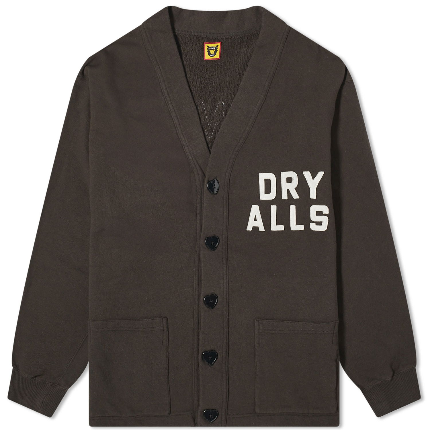 Sveter Human Made Crew Sweat Cardigan Hnedá | HM26CS029-BK, 1