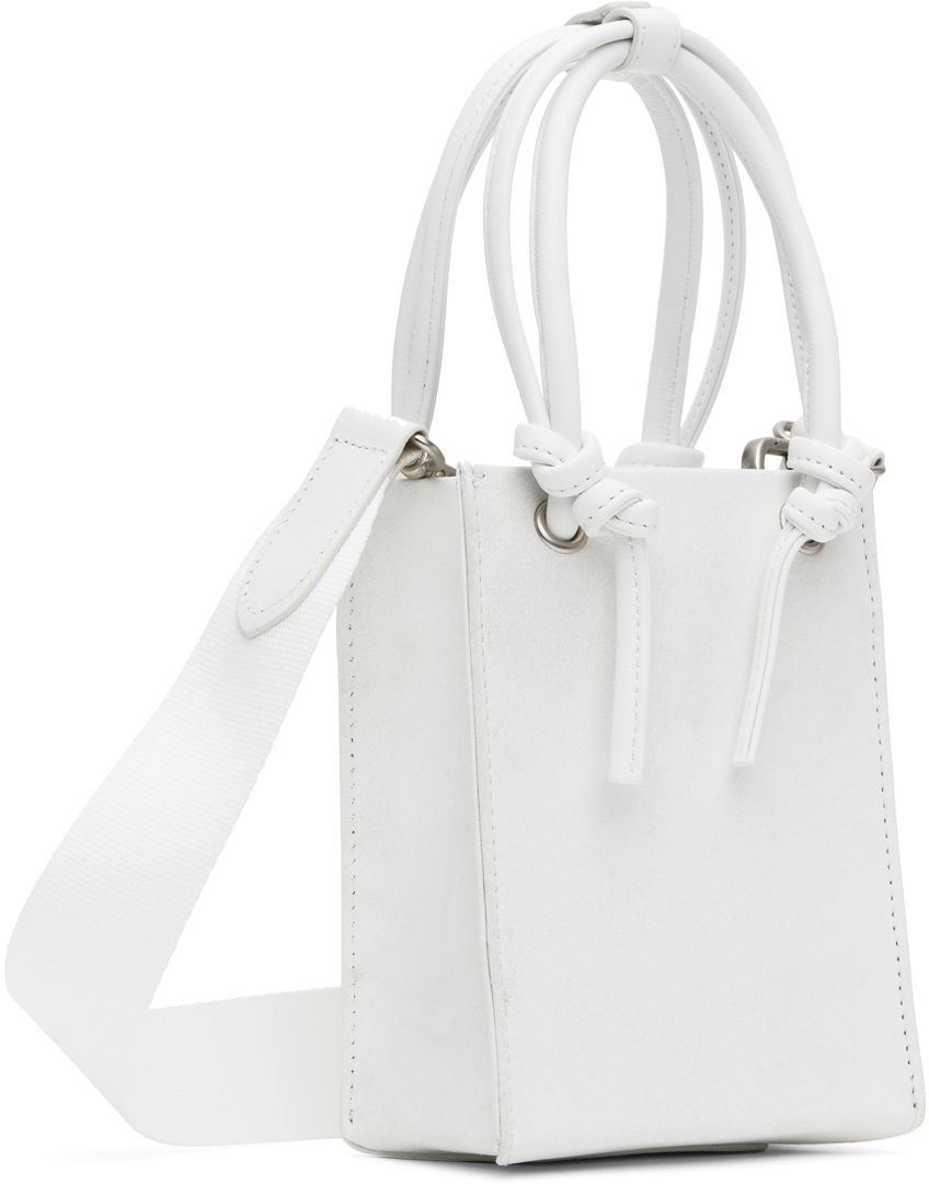 Mini Shopping White Shoulder Bag