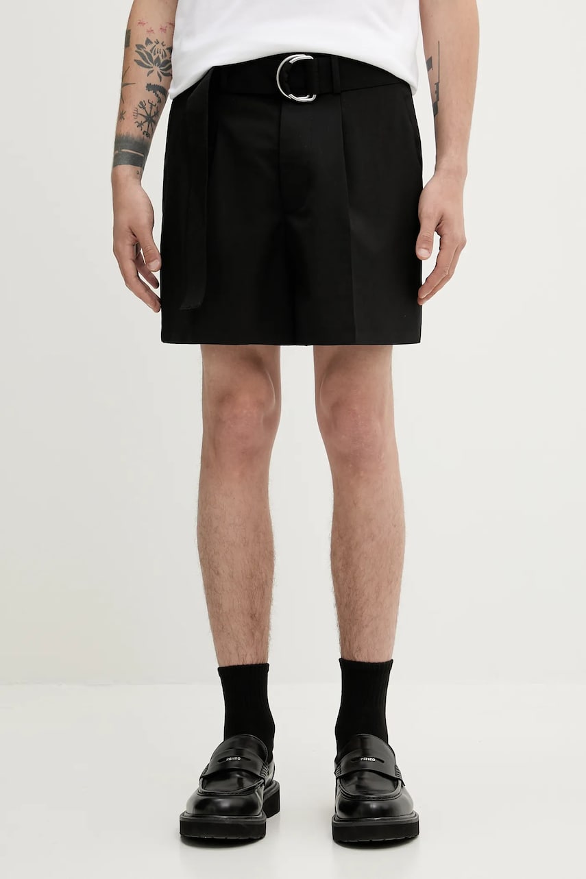 Šortky Nanushka Nanushka Ollie Wool Blend Shorts Čierna | NM25SSST12699, 0