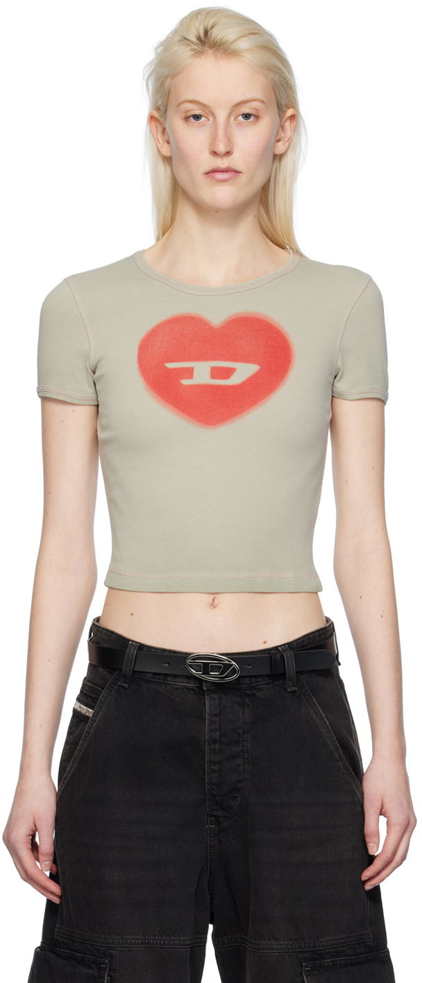 Tričko Diesel T-Ele T-Shirt Zelené | A12836 0SQAD, 0