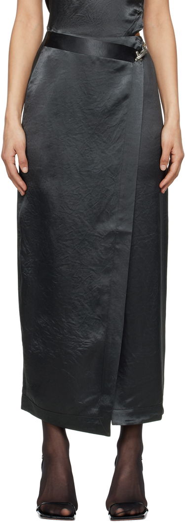 Sukňa Nanushka Nanushka Grisel Maxi Wrap Skirt Čierna | NW25RSSK03277, 0
