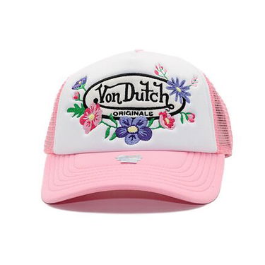 Šiltovka Von Dutch Von Dutch Trucker Flora Cap Ružová | VD-7030853, 1