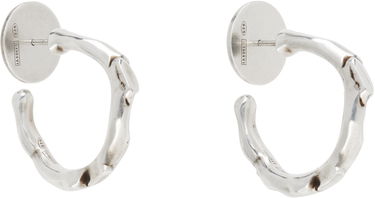 Náušnice Ann Demeulemeester Ann Demeulemeester Juana Silver Thorn Hoop Earrings Metalická | 2520-W-JE53-JW020-070, 1
